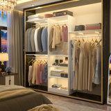 Jhania 20.2'' - 96'' Closet System (Can Be Cut To Fit)