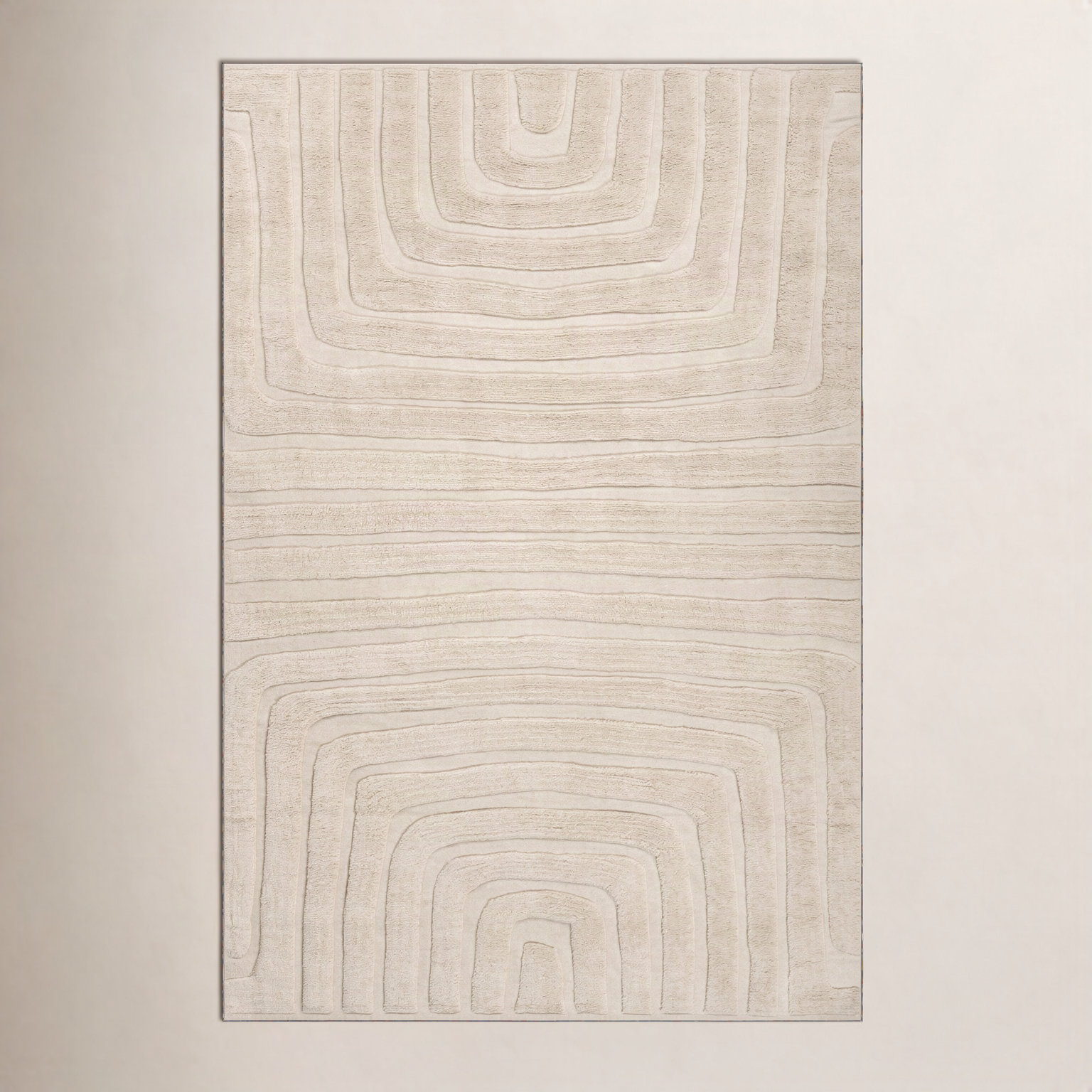 Ais Bohemian Hand-Tufted Abstract Rug, Rectangle 2' x 3'