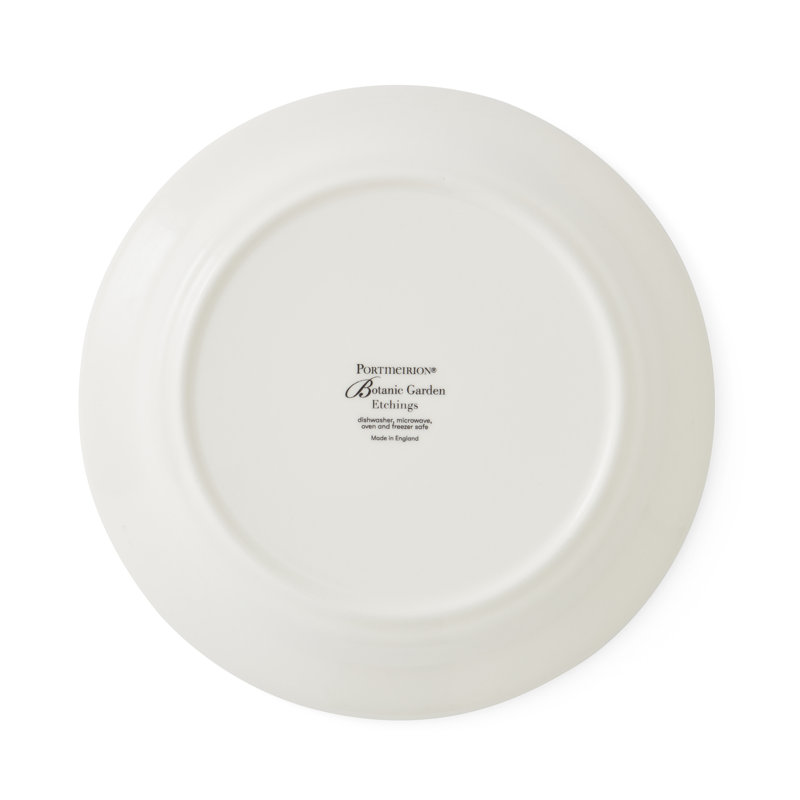 Botanic Garden Etchings, Set Of 6, 8" Plates
