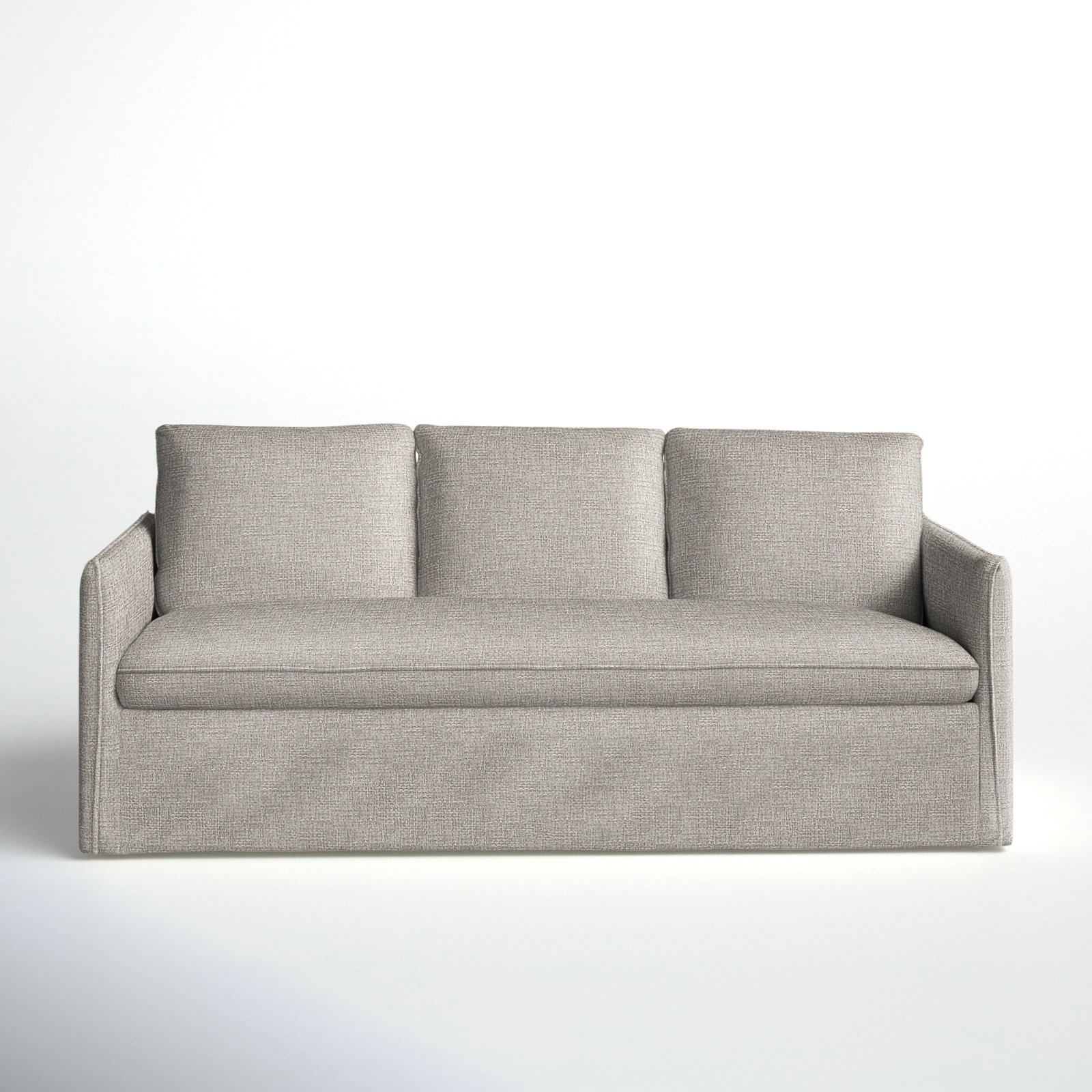 Bellatrix 83'' Sofa, Drusky Ivory Sustain® Basketweave