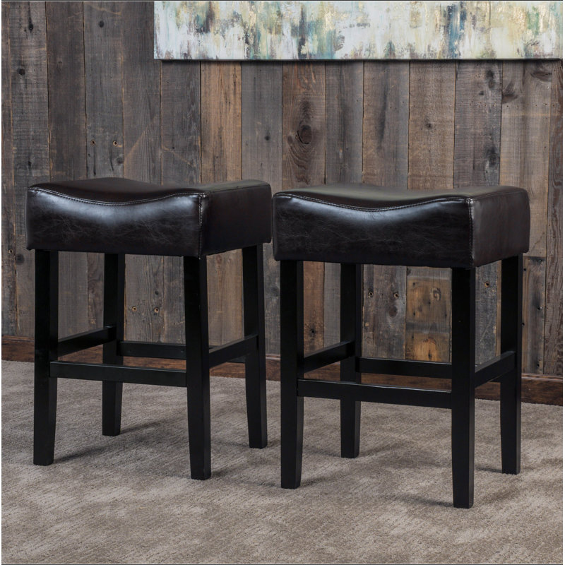 26" Backless Counter Stools, 2-Pcs Set