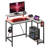 42" W L-Shaped Reversible Gaming Desk with LED Lights and Monitor Stand-1761489320