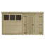 14 Ft. W x 8 Ft. D Shiplap Pent Wooden Shed