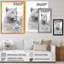 «Leopard noir et blanc dans les fleurs de la jungle II», reproduction sur toile-753257370-753257371