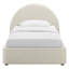 Lit plateforme en velours arqué Resort Performance-101181359-101181363