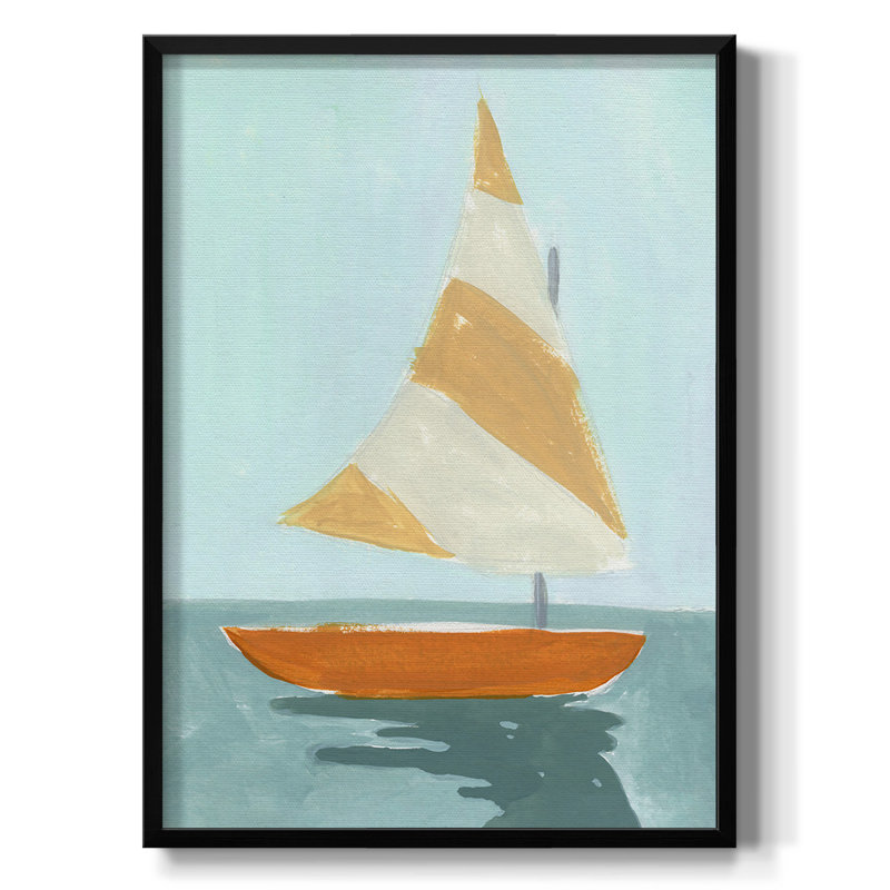 «Mute Misty Marsh I», reproduction de cadre photo simple, Pas de tapis, Toile encadrée noire