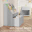 AIYAPLAY Kids Bookshelf Bookcase Storage Organiser, 3 Tier Shelves -218868294