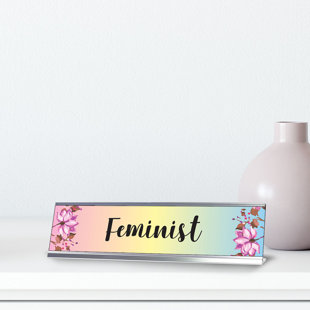 Feminist Nameplate