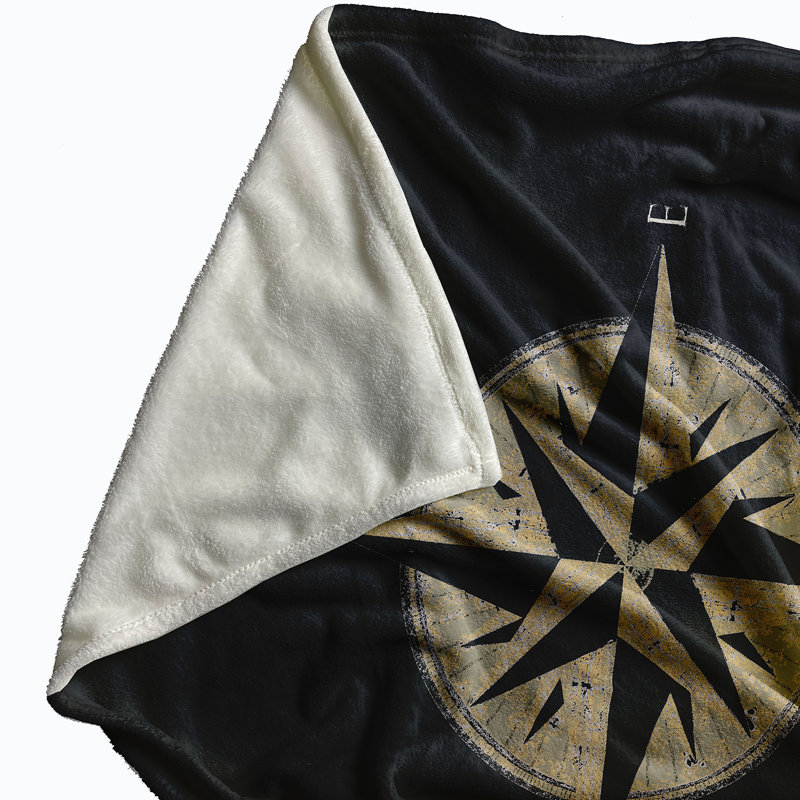 Jeté polaire Nautical Nights, L 30 po x L 40 po, 1.75, Requin bleu