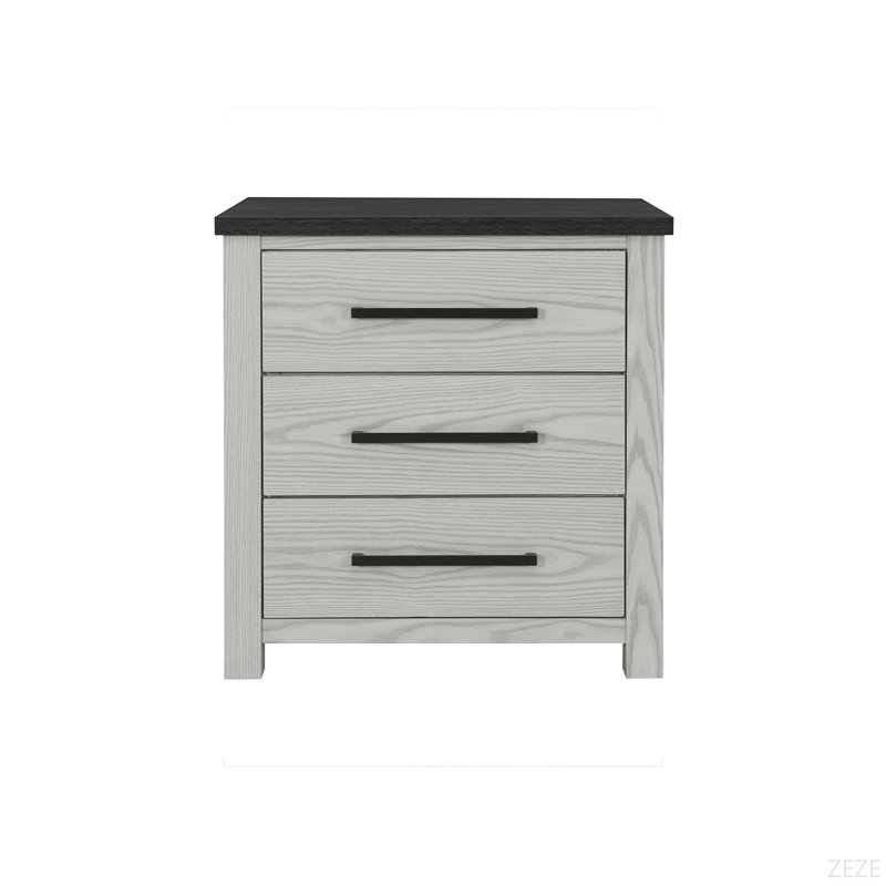 Table de chevet beige