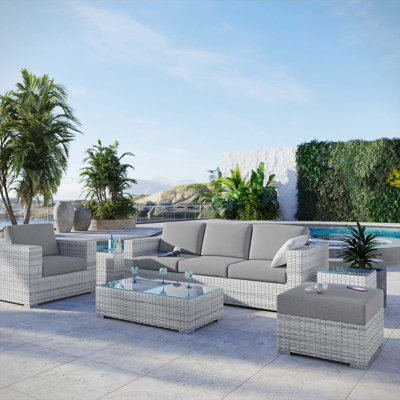 Modway Convene 6-Piece Outdoor Patio Set