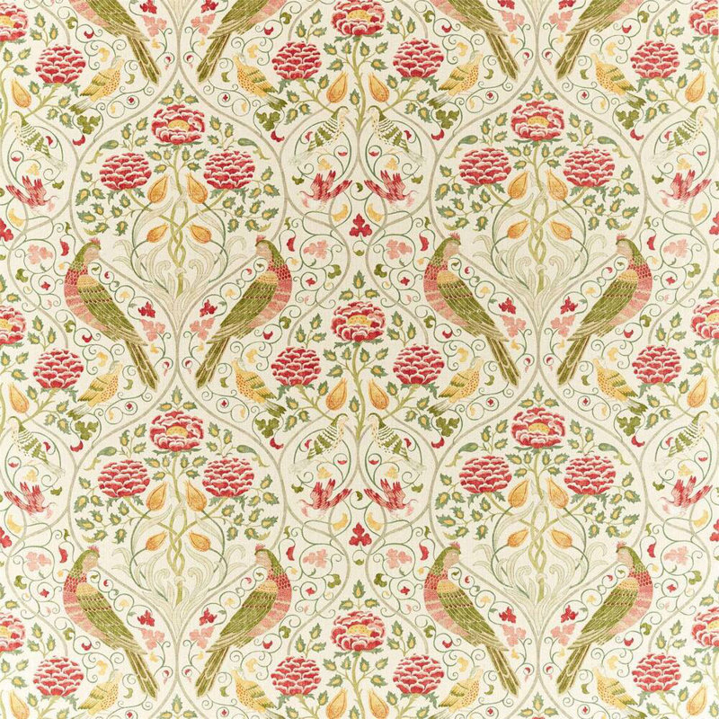 Seasons By May Fabric, Red/Green