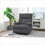 Fauteuils inclinables pour personnes âgées | Très grand fauteuil inclinable électrique en tissu avec télécommande et poche latérale | Gris foncé-1231284419