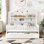 Lit double en bois avec lit gigogne simple