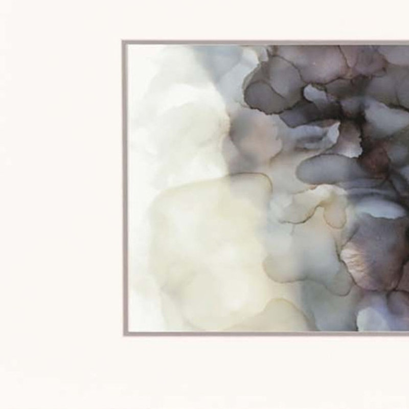 HomeRoots (lot de trois), impression artistique encadrée argentée Soft Dreams