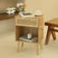 Table de chevet en bois massif à 1 tiroir Dattolico-86852419