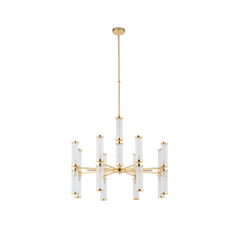 Lustre sphérique unique à 8 lumières