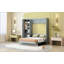 Lit escamotable double pleine grandeur avec tablettes-677547845-677547844