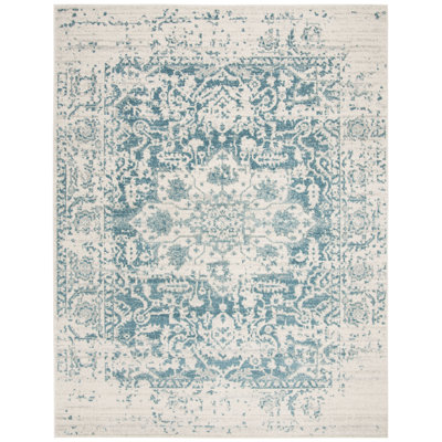 Christa Teal/Ivory Rug