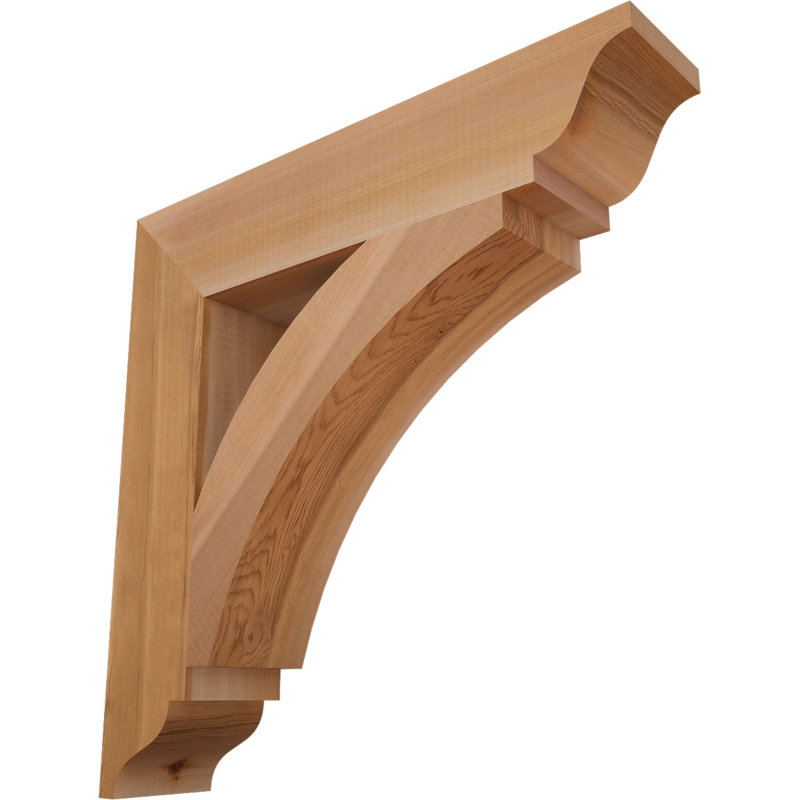 Support traditionnel Thorton, H 20 po x l 3,5 po x P 20 po, Cèdre rouge