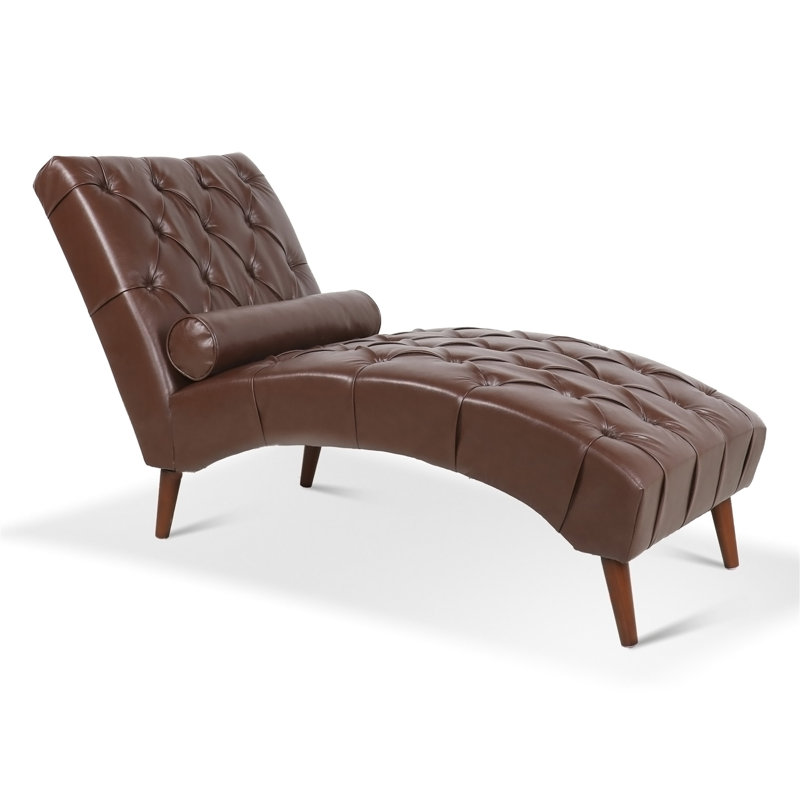 Chaise longue rembourrée