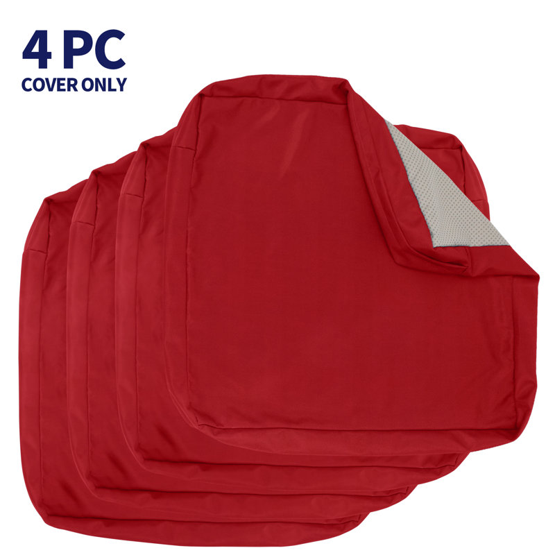 Outdoor Cushion, Red, 24" W x 24" D