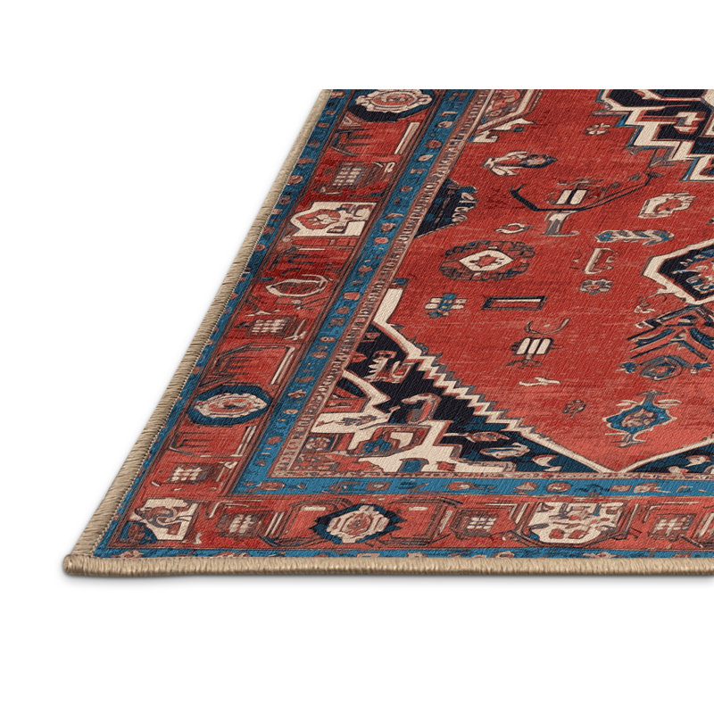 Tapis brun lavable à la machine