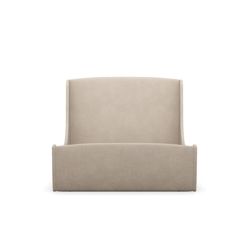 Swan Upholstered King Bed, Block 654212, Queen