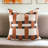 Patchwork Faux Leather Reversible Pillow Cover