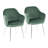 Buena Dining Chair with Tapered Metal Legs - Set of 2-2081910915-2081910973