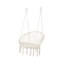 Chaise hamac pour balançoire en hamac avec corde suspendue en macramé de 330 lb pour l'intérieur et l'extérieur-323493452
