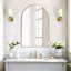 Miroir mural surdimensionné en métal 36 po x 24 po pour salle de bain / coiffeuse Vallerie-1233316671-1242691903