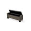 Banc de rangement en tissu