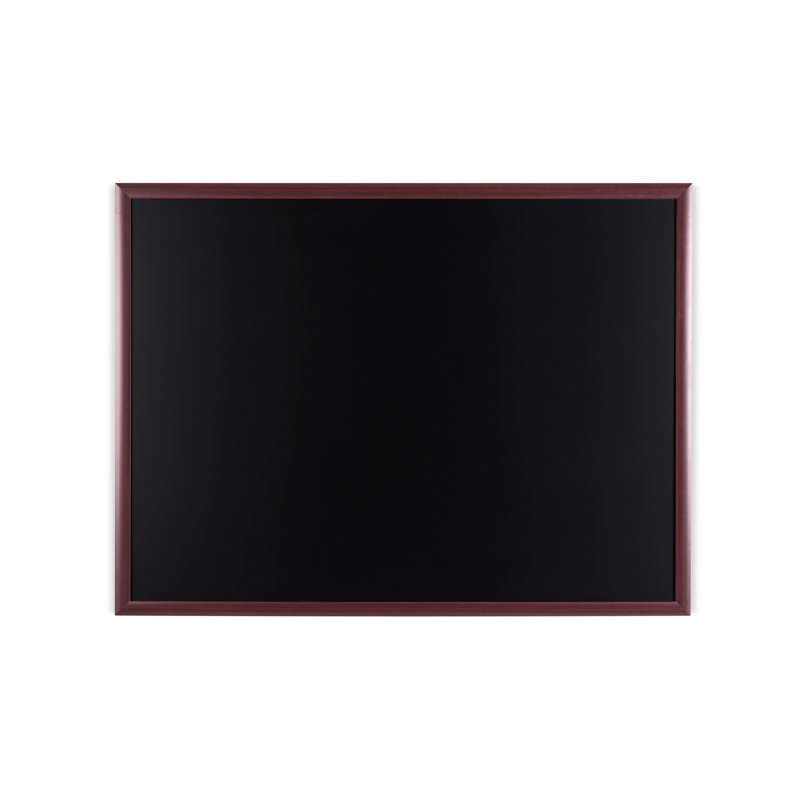 Wall Mounted Chalk Board 121.92cm - 182.88cm, Cherry, 90cm H x 120cm L x 1.5cm D