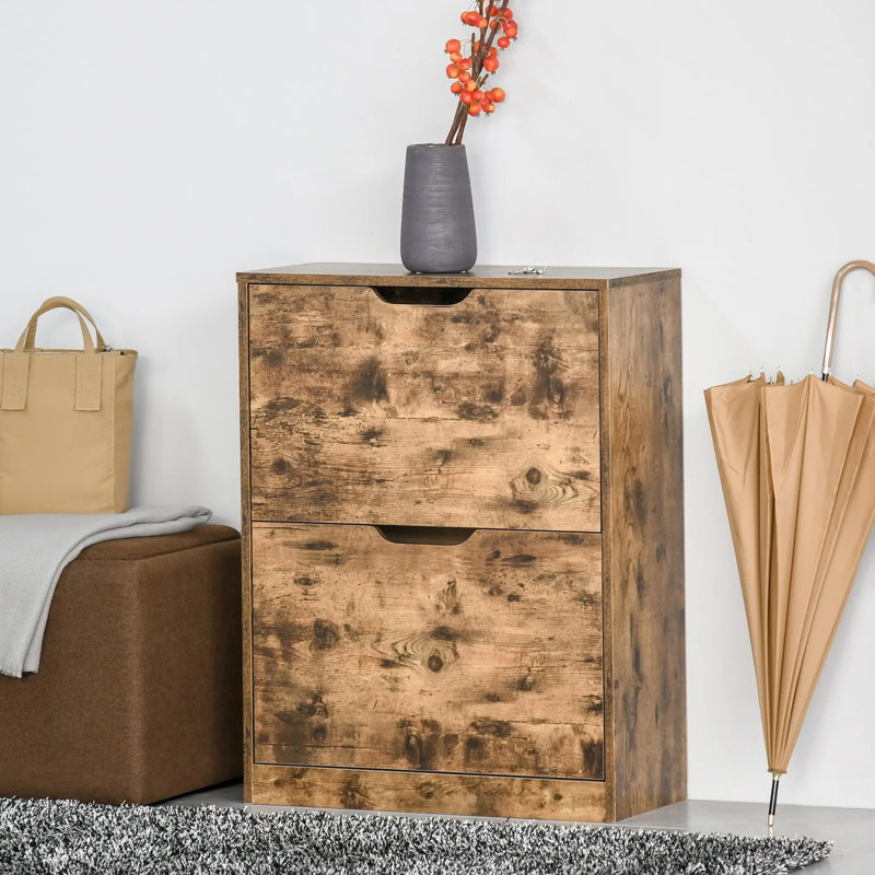 12 Pair Flip Down Shoe Storage