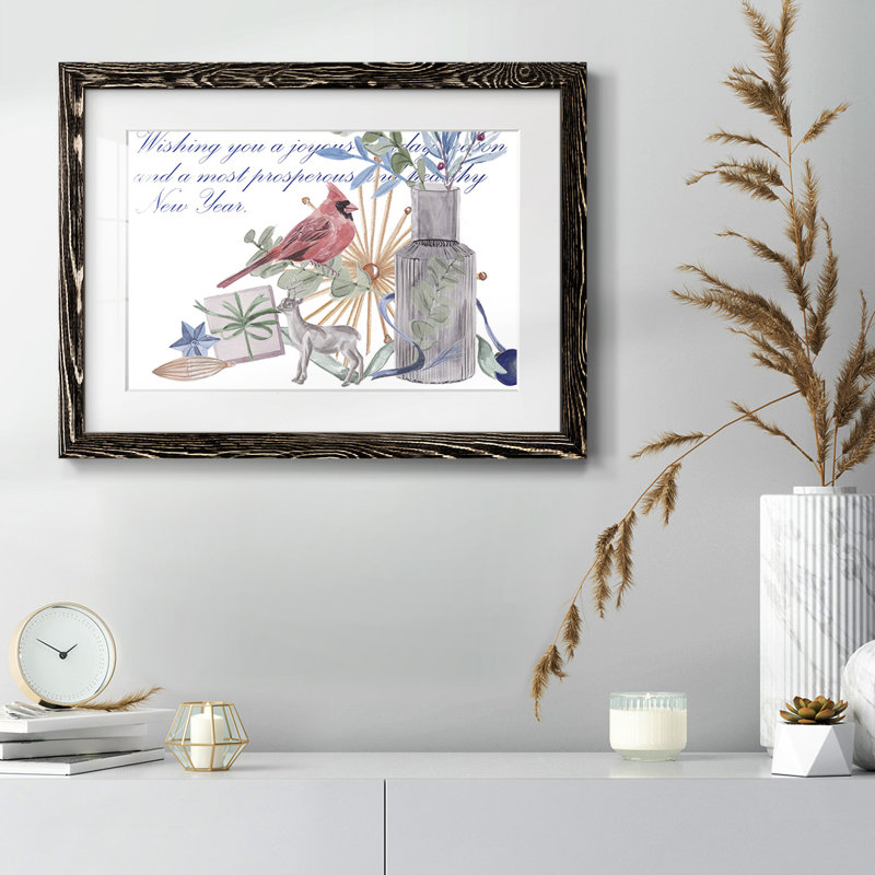 " Warm Wishes Collection A ", 28" H x 42" W, Black