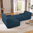 Boneless Minimalist Modular Sofa With Free Combinations-69810488