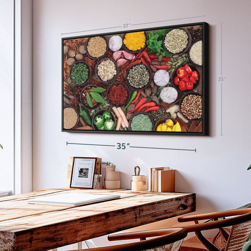 " Fresh Spices ", 37" H x 25" W