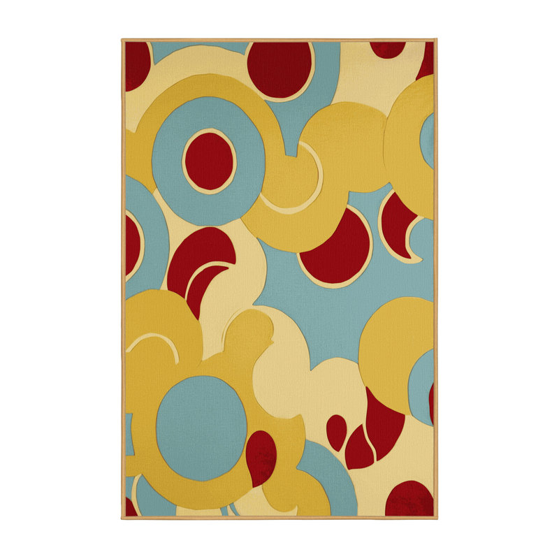 Radiant Wiggle Rug, Rectangle 6' x 9'