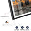 «Teton Twins Shadowbox Print Travel Art Prints» par Notoriart, cadre noir, 37 x 55-116869962-116869963