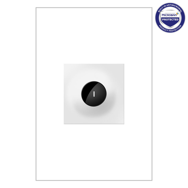 Interrupteur à onde sans contact 15gr Legrand adorne en blanc brillant, ASWV1532W2
