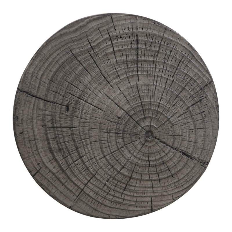 Table d'appoint en bois 16 pouces MGO pour l'intérieur et l'extérieur, Grey