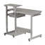Bureau d'ordinateur complet avec rangement spacieux et conception ergonomique, parfait pour la productivité de la maison et du bureau.-120387238