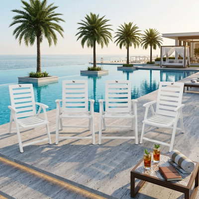 Folding Arm Chairs set of 4