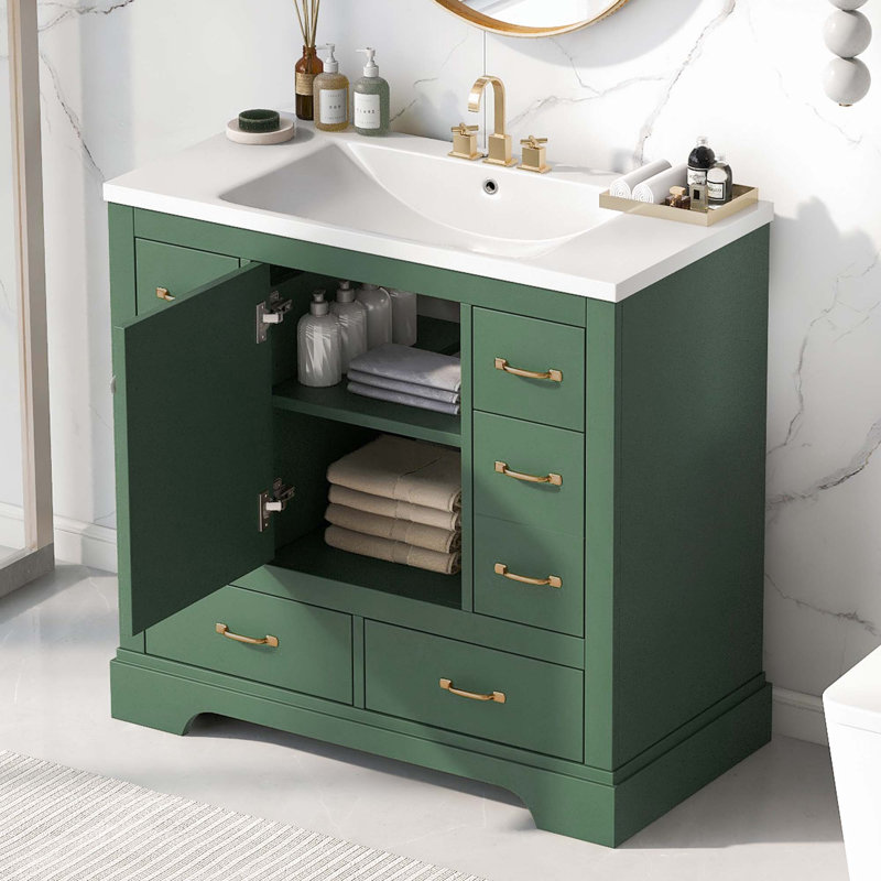 Meuble-lavabo simple avec plateau Pacen 36,00