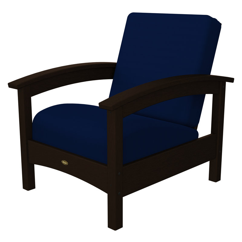 Fauteuil club Rockport, Lanterne rétro / bleu marine