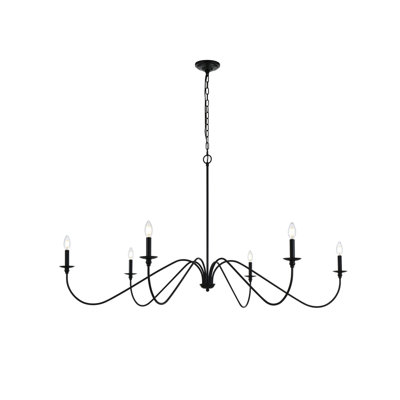 Sherree 6-Light Dimmable Chandelier 