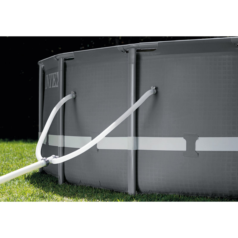 Steel Oval Frame Set Pool H x W x L , with Pump Included, 52" H x 41" W x 23" D