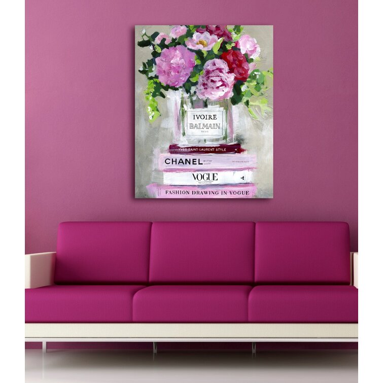 Lavender Floral Scent  Fashion and Glam Wall Art by The Oliver Gal