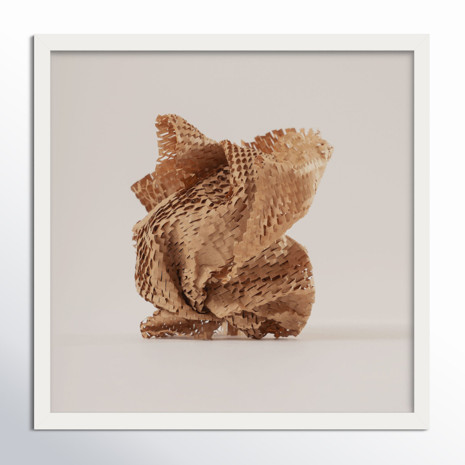 Lorena "Unpackage 4" Photo Print, White, 30" H x 30" W x 1.25" D